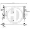 DIEDERICHS 8180500 Radiator, engine cooling